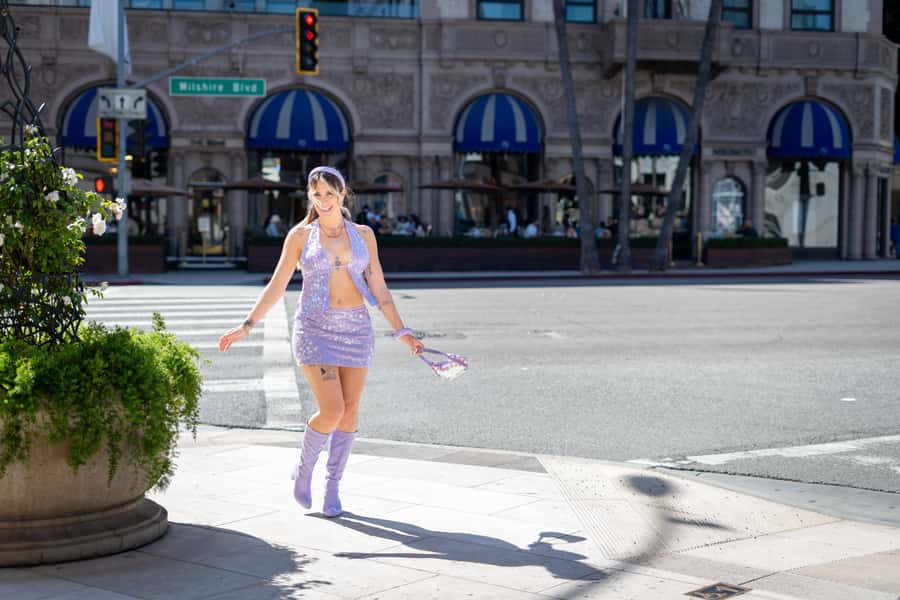 Beverly Hills: Photoshoot with Edited Images - How one hour becomes a full set: timing and focus