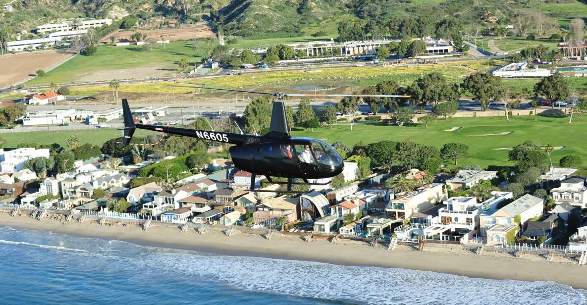 California Coastline & Hollywood Celebrity Helicopter Tour - Beverly Hills Neighborhoods From Above: Celebrity Blocks and Real Geography