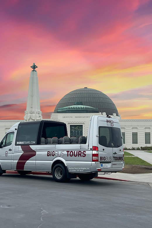 From Los Angeles: Griffith Observatory Open-top Sunset Tour - Open-top sunset views from Hollywood to Mt. Hollywood