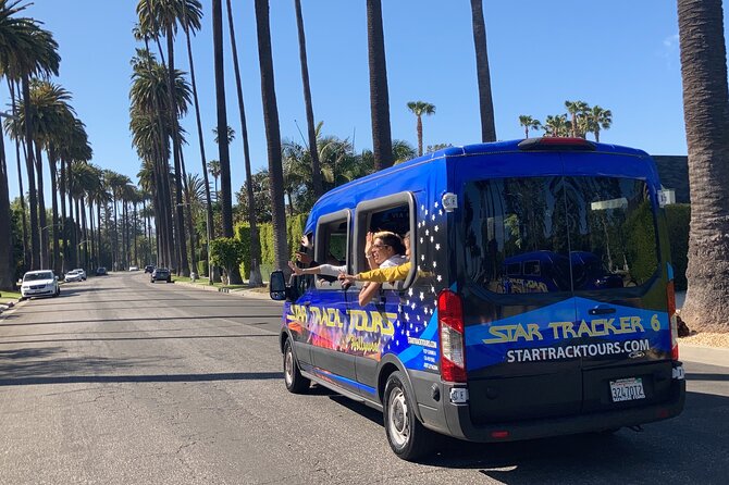 Hollywood Stars Tour: Walk of Fame, Celebrity Homes, Sunset Strip - Beverly Hills mansions by van: gates, hills, and 32-inch TV storytelling
