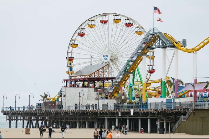 LA Half Day City Tour and 2-Hour Celebrity Homes Tour Combo - Santa Monica Pier: the beach break that deserves comfy shoes