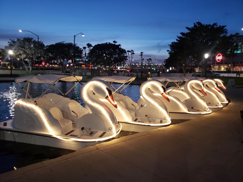 Long Beach: Swan Boat Rental at Rainbow Lagoon - Check-In at Wheel Fun Rentals: IDs, Vouchers, and Life Jackets